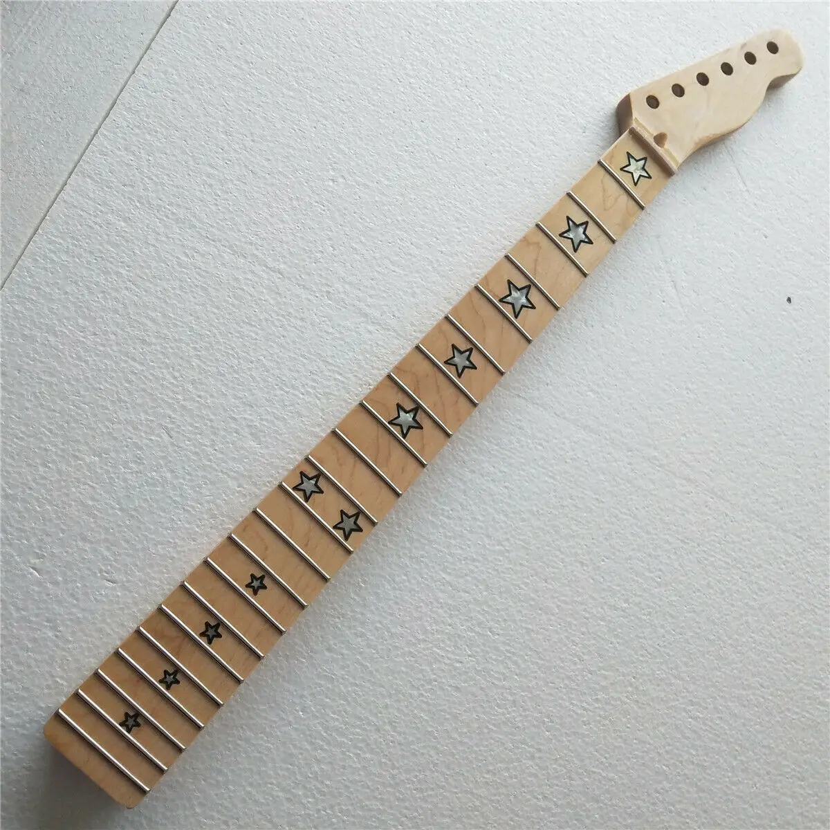 25.5inch Electric guitar neck 22 fret Maple Star Inlay TL Style Gloss New Replacement for DIY