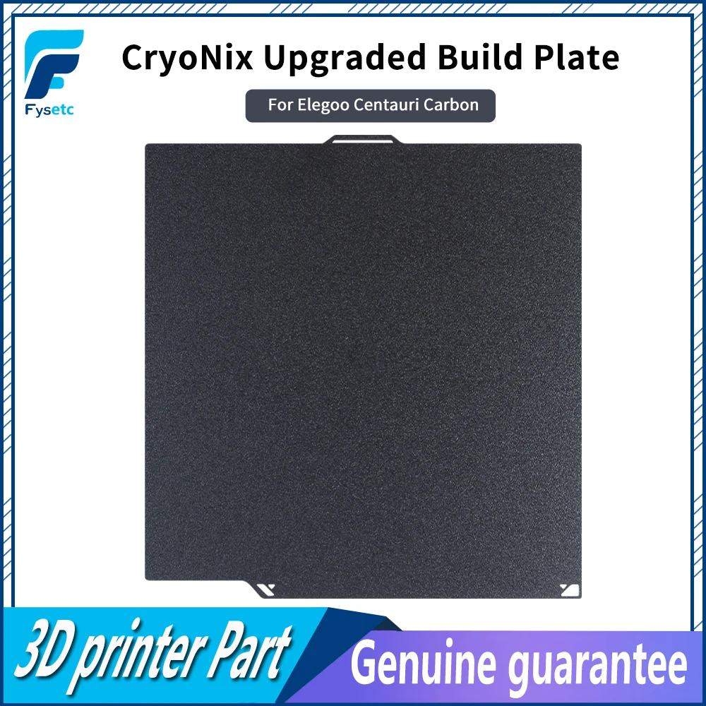 CryoNix Upgraded Build Plate For Elegoo Centauri Carbon The 4D Uniform Temperature Core Technology PUR Coating 3D Printer Plate