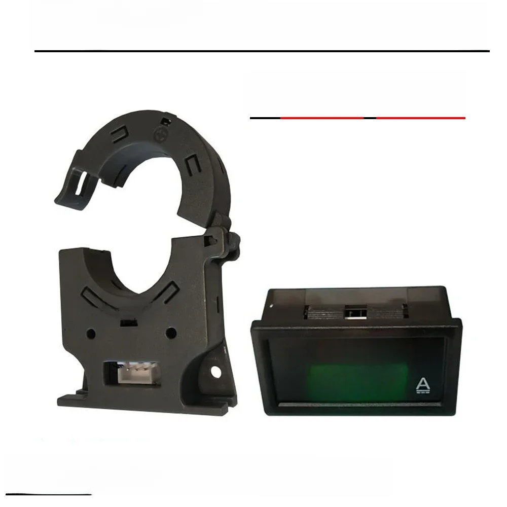 Voltmètre numérique à LED, ampèremètre à effet hall, 100A, 400A, courant isolé, voltmètre, DC 12V, 24V, 36V, 48V, 60V, 72V, batterie de voiture BMS au plomb