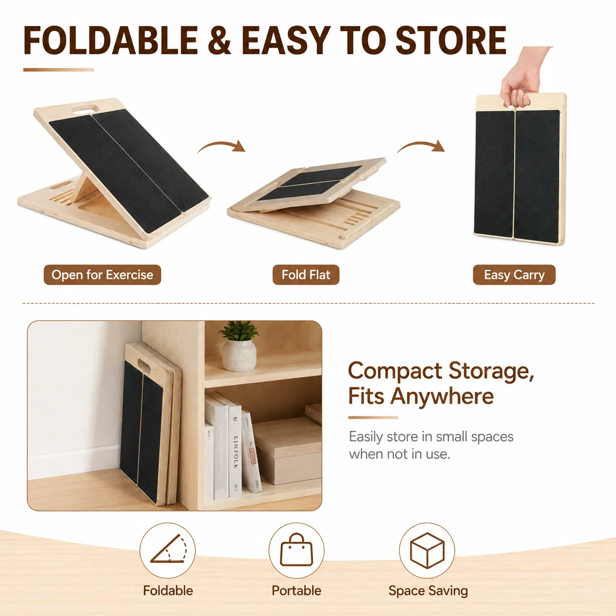 Adjustable Wooden Incline Board 2