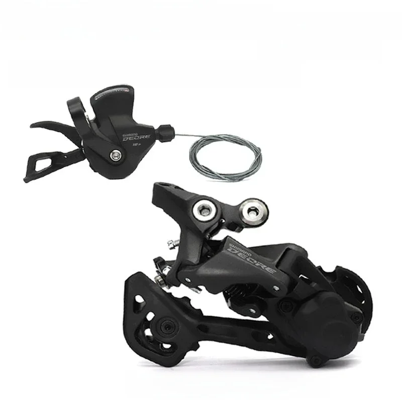 AliExpress Shimano SHIMANO DEORE M4100 with Window Shifter Lever and M5120 M4120 Rear Derailleur Shadow MTB bicycle Mountain 1x10 speed