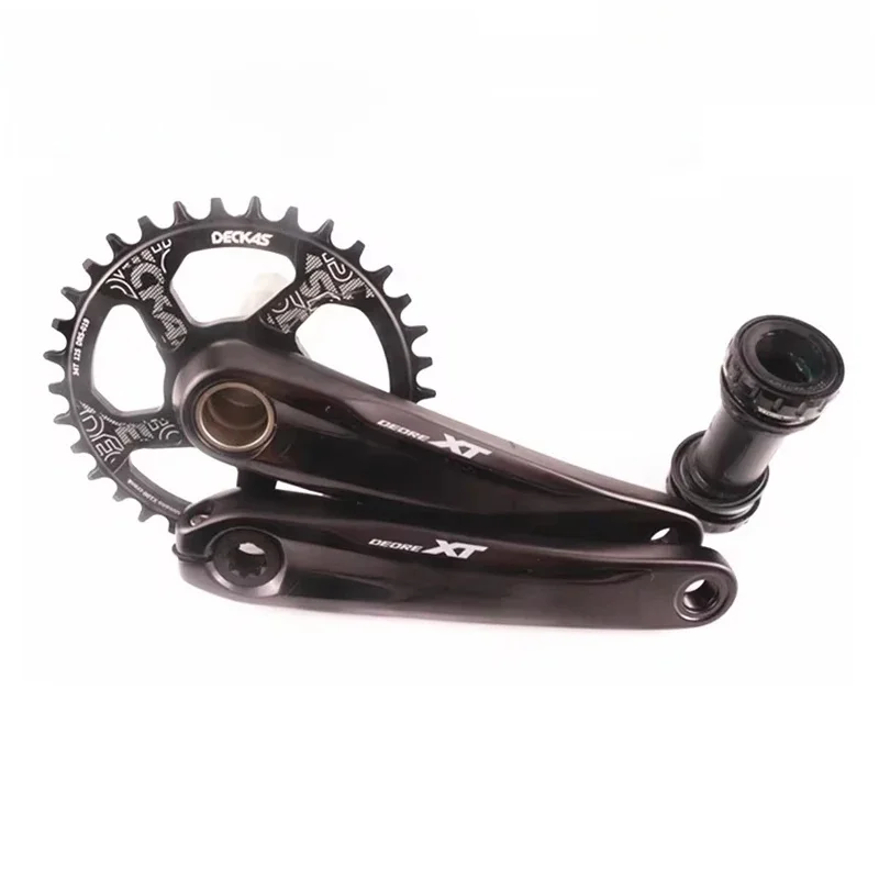 AliExpress Shimano SHIMANO XT M8100 12s MTB Crankset Mountain Bike Bicycle1x12 Speed 170mm175mm Deckas Chainring 32T 34T 36T MT801 Bottom Bracket