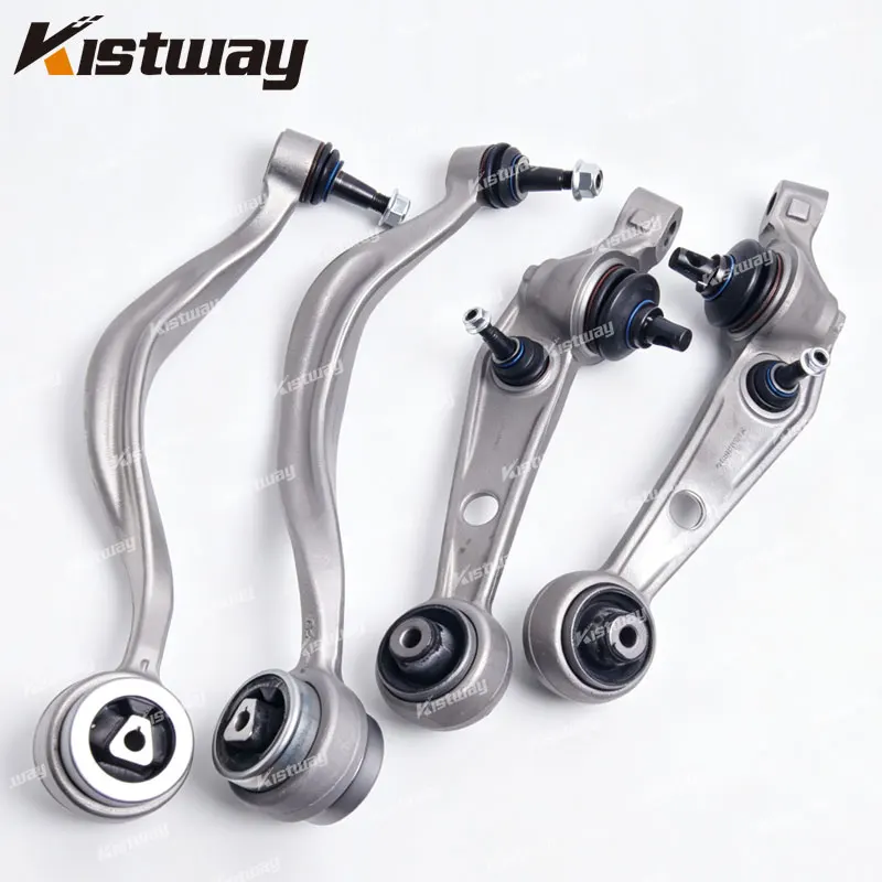 4PCS Good Front Lower Control Arm Kit For Rolls-Royce Phantom 31122180523 31122180524 31120409267 31120409268