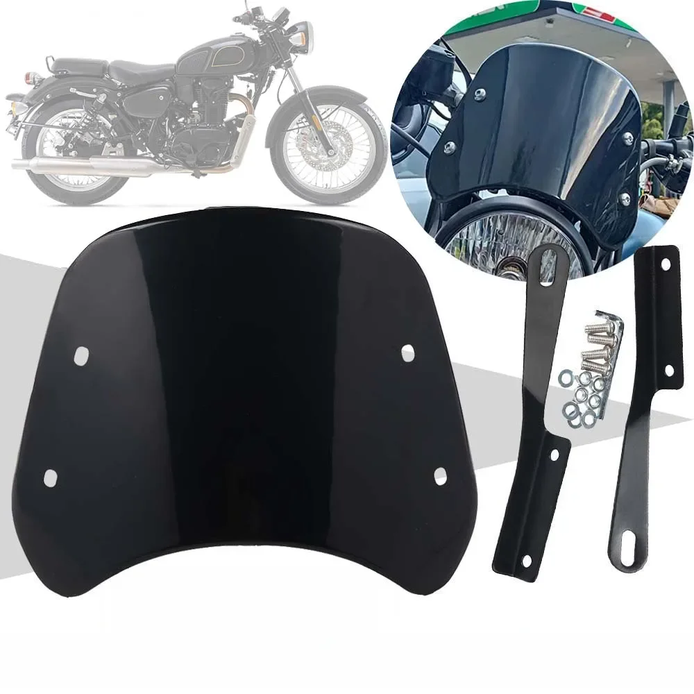 AliExpress For Benelli Imperiale 400 750 SEI 500 Quattro Bike Accessories Retro Windscreen Windshield Wind