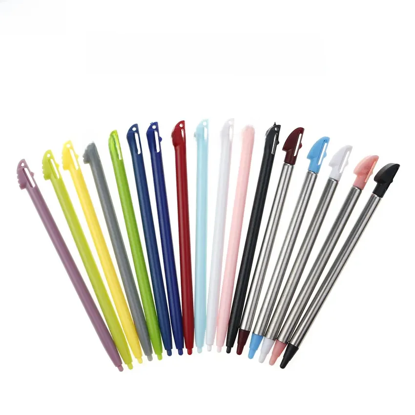 JCD – stylet tactile télescopique en plastique pour écran tactile, 10 pièces, pour 3DS LL XL 3DSLL 3DSXL, accessoires pour Console de jeu