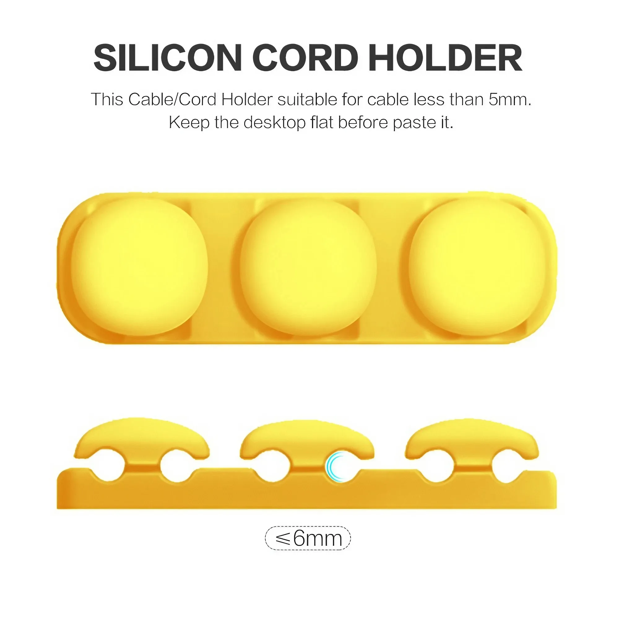 STONEGO سيليكون USB كابل المنظم كابل اللفاف سطح المكتب مرتبة إدارة مقاطع حامل كابل ل ماوس سماعة سلك المنظمون