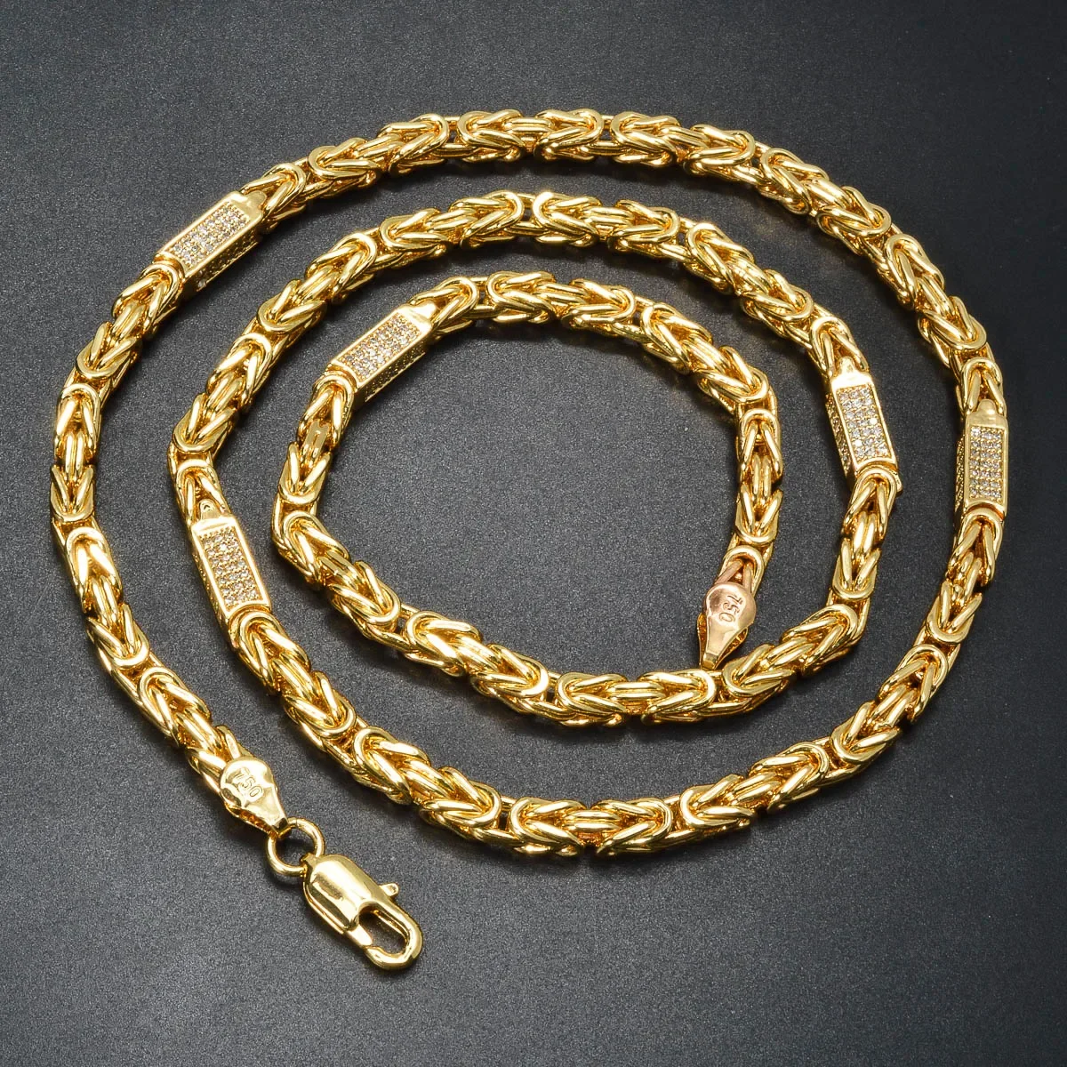 24in/28in Schlangen kette 18 Karat vergoldete Halskette afrikanische Braut Hochzeit Accessoires