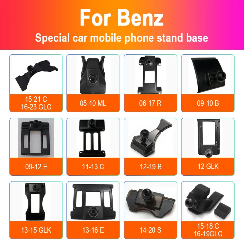 Car Phone Holder Supporting Fixed Bracket Air Outlet Base for Mercedes Benz A B C E GLB GLC GLE GLS GLK CLS S Class Accessories