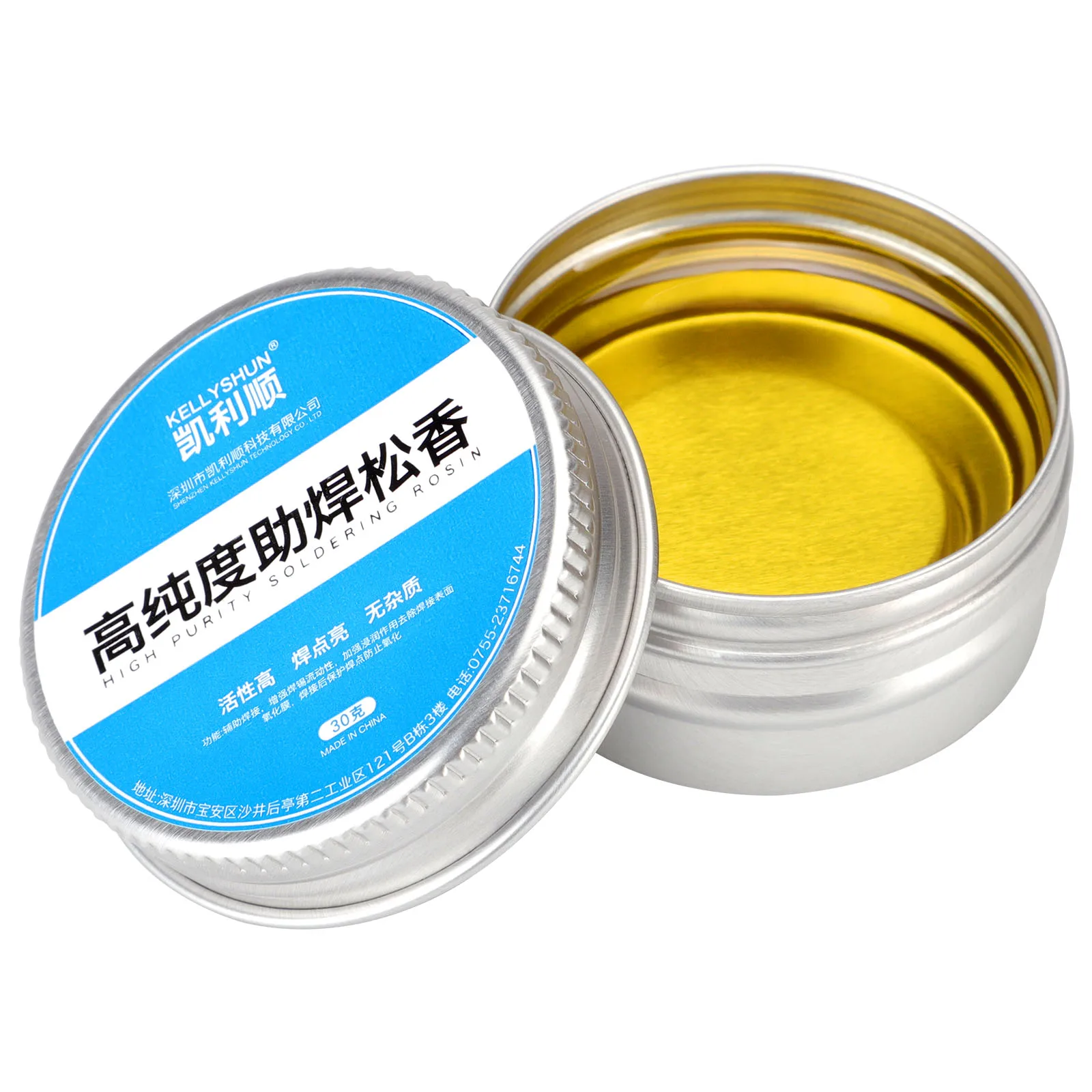 KELLYSHUN High Purity Rosin Electric Soldering Iron Repair Welding Paste Lead-free Soldering Tin Soldering Oil Soldering Flux