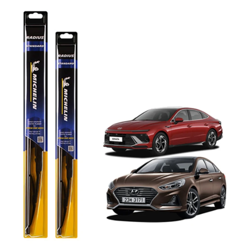 YF Sonata, LF Sonata, Sonata DN8 Michelin Radius Standard Wiper 650+450