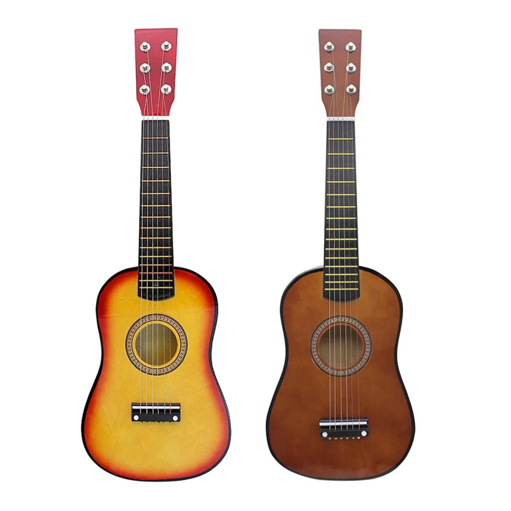 Mini Guitarra Acústica de 6 Cuerdas y 23 Pulgadas, Guitarra Clásica de Alta Calidad para Niños, Instrumento Musical para el Hogar y la Escuela