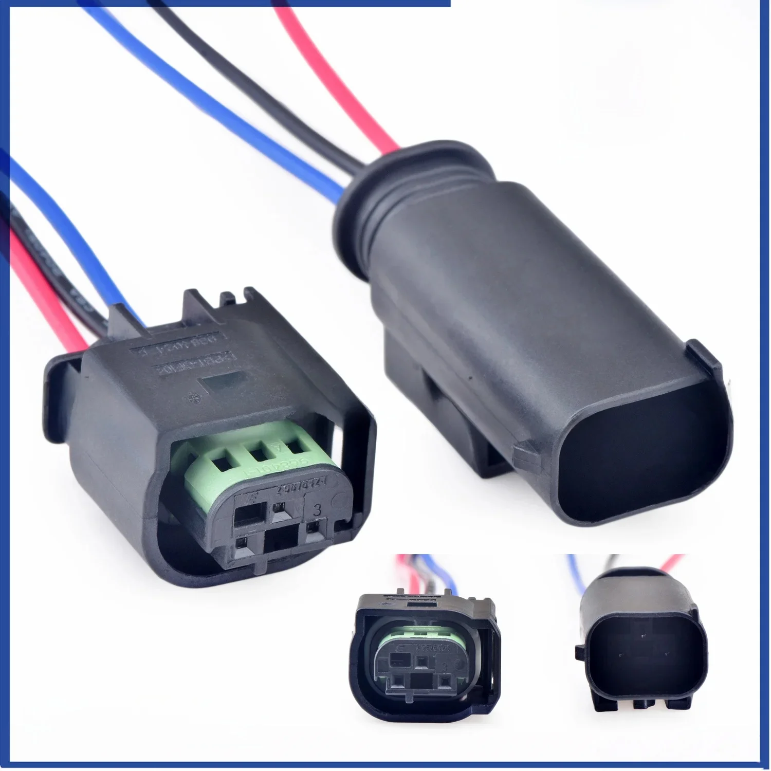 Connecteur de capteur radar de recul automatique à 3 broches, capteur de pression de carburant, capteur de température de l'eau, fiche 1-967642-1 1-967082-1