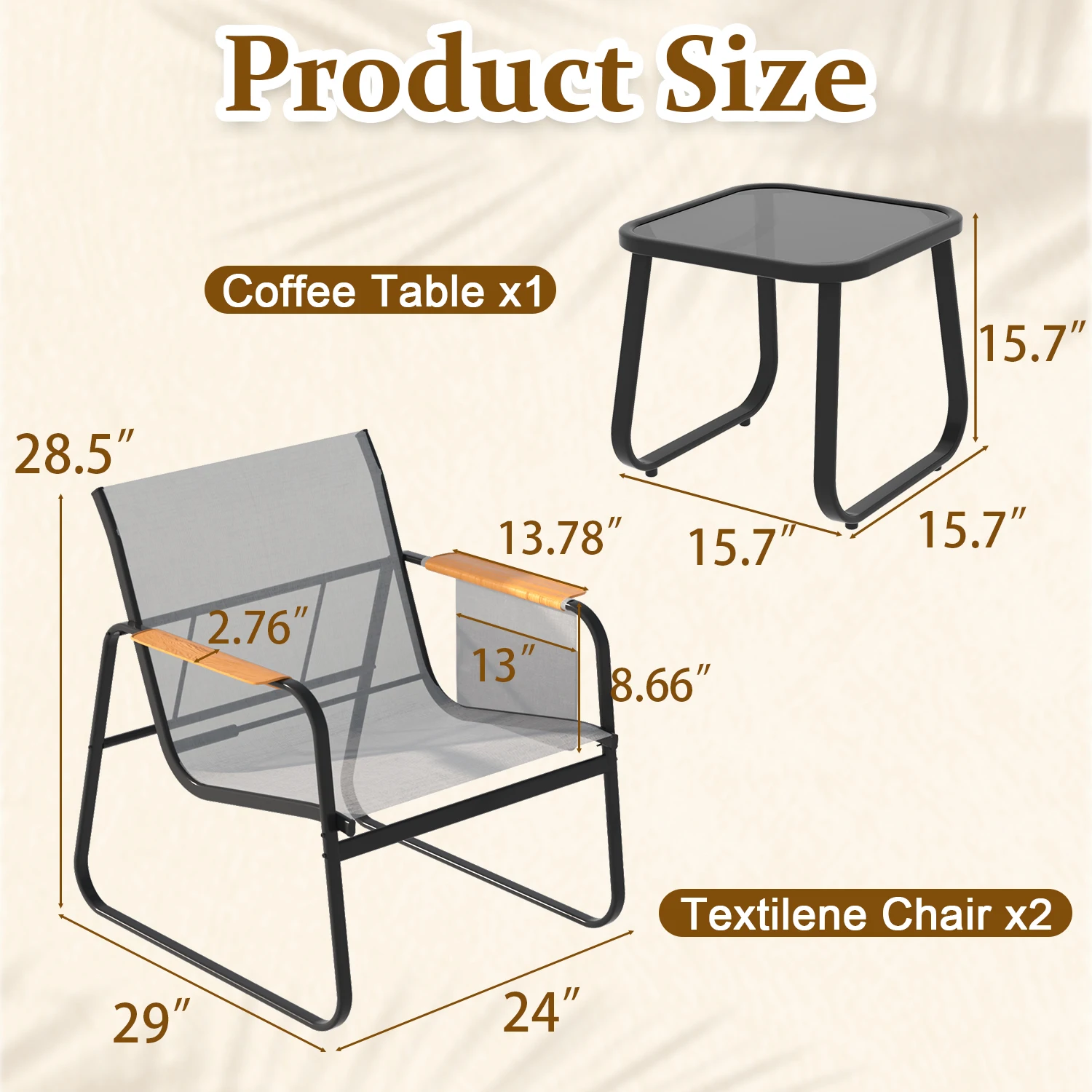 6-Piece Textilene Patio Conver - огляд і ціна Outdoor Furniture On Sale
