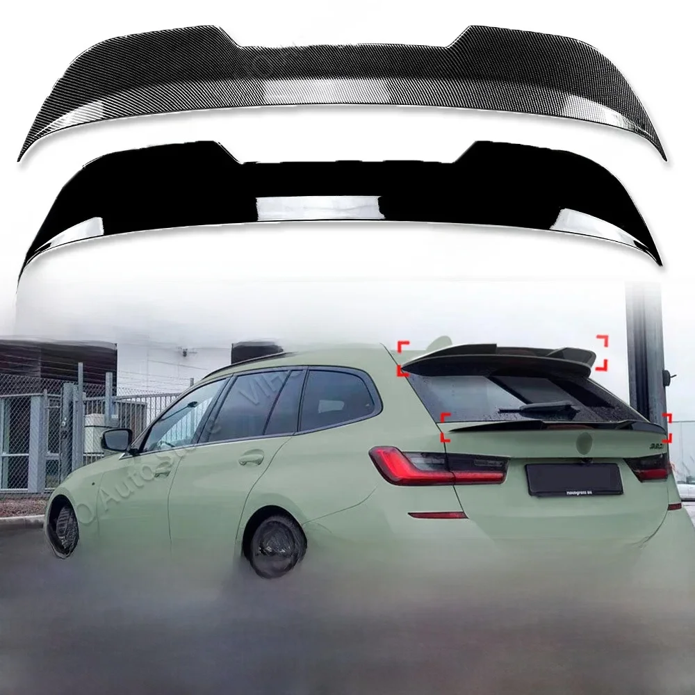 Voor BMW 3 Serie G21 LCI Wagon Touring 2019-2024 Auto Dakspoiler Staart Vleugel Kofferbak Midden Lip splitter Styling Body Kits - afbeelding 2