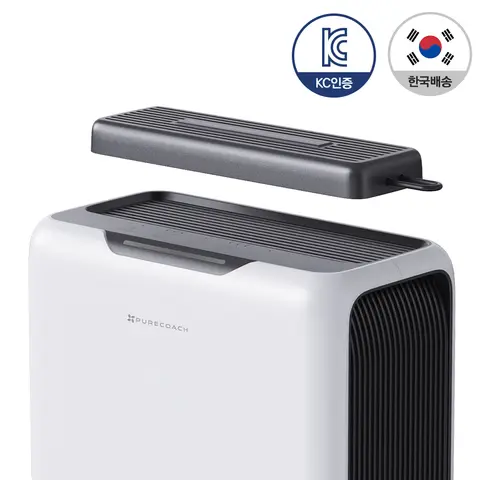 퓨어코치 2in1 분리형 실리카겔 펠티어 미니 제습기 2.5L 원룸 욕실