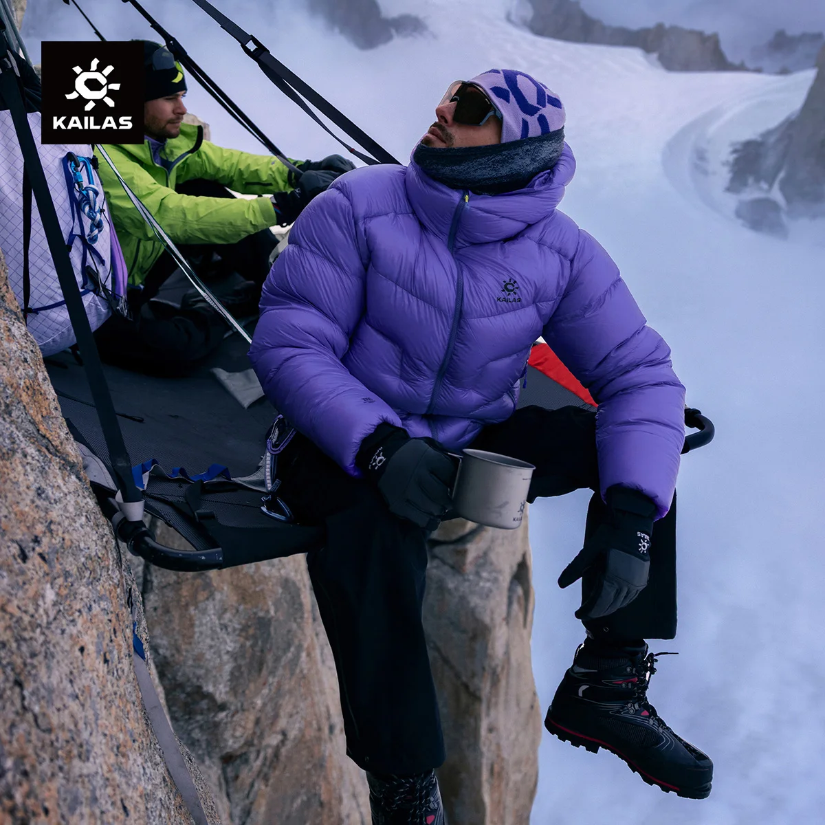 KAILAS 5000GT Unisex Down Jacket 1000FP Water-repellent Goose Down Convenient Storage and Lightweight  KG2533115