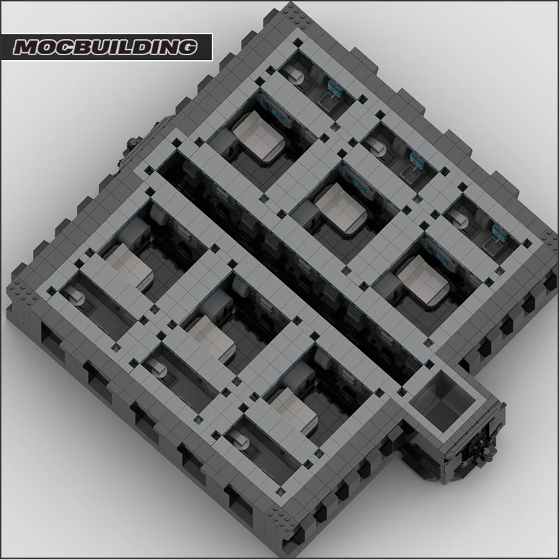 UCS New Movie Plan Black Model Moc Building Block Set Fortress Stree Bricks DIY Assembly Puzzle Collection Toys Xmas Gifts