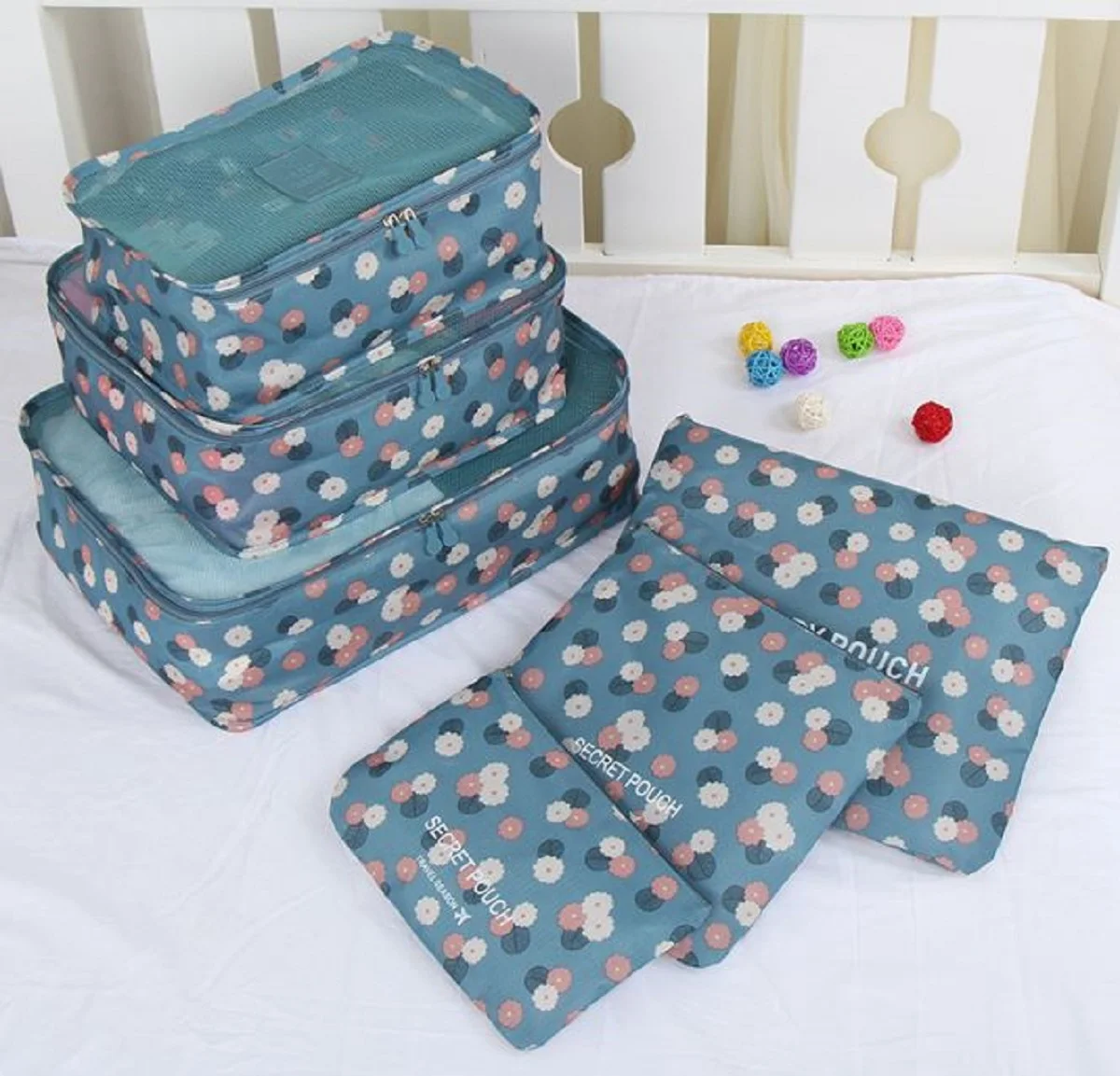 6 шт., сумка для подгузников для беременных, мужской и женский органайзер для путешествий, сумка для хранения багажа, набор водонепроницаемых упаковочных кубов, органайзер для сортировки одежды