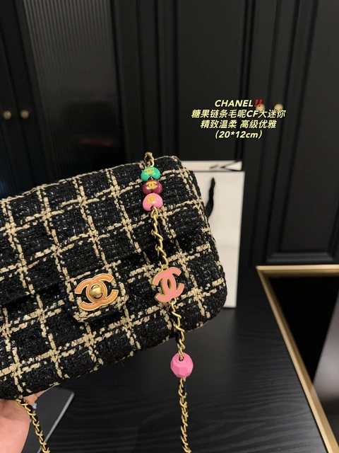 In style of Chanel leather bag 20cm 12cm AliExpress