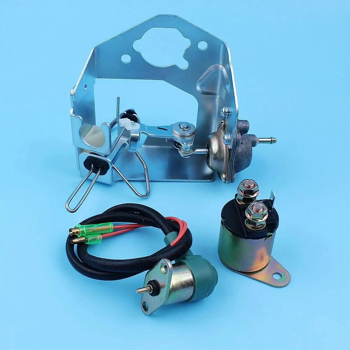 

Auto Choke Damper Bracket Solenoid Relay Kit for HONDA GX390 188F 13HP Engine
