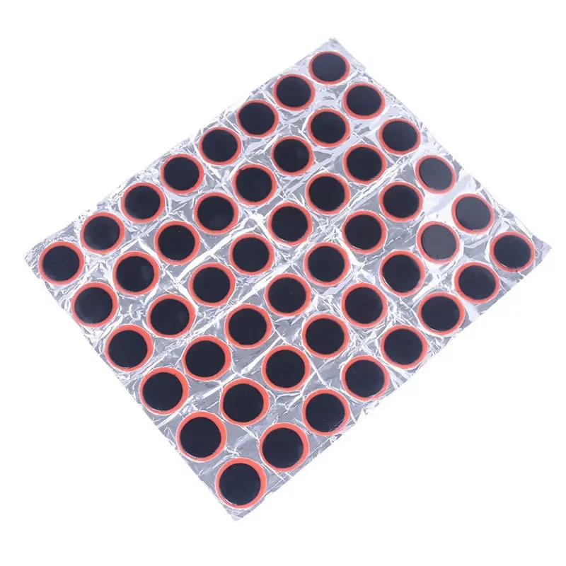 AliExpress UK OIMG 48pcs Tire Patch Rubber Bike Tyre Repair Pad Portable Tire Inner Tube Pad Bicycle Repair Accessory