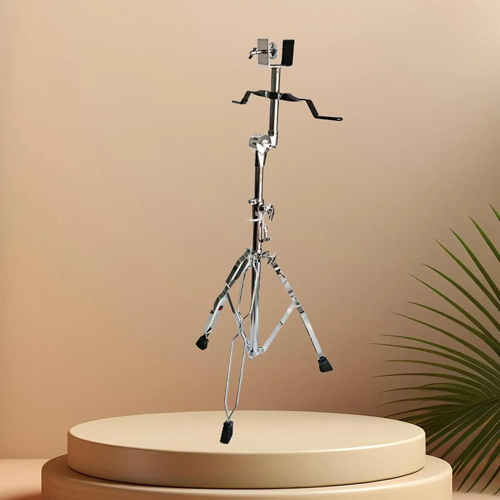 Percussion Drum Stand Bongos Stand Adjustable Instrument Holder Set Portable Lightweight Non Slip for Music