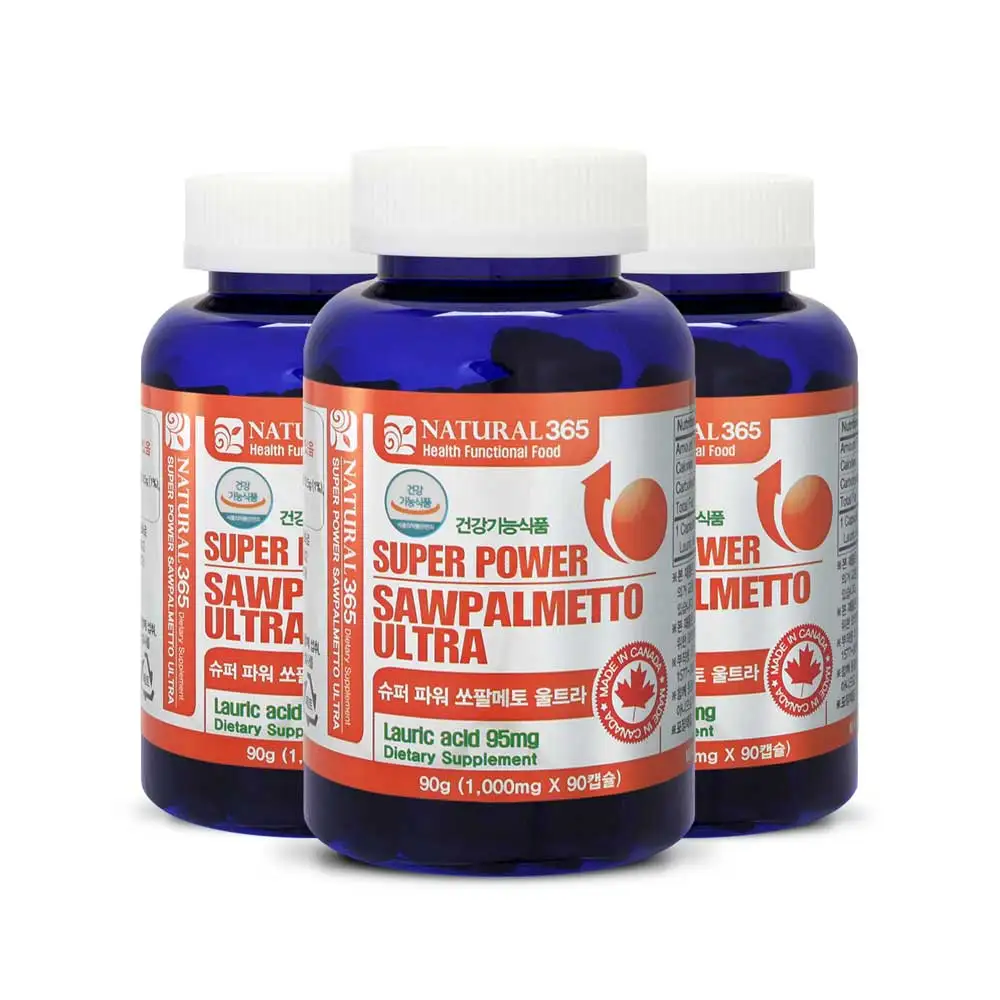 Natural 365 Canadian Super Power Saw Palmeto Ultra (3 months-3 bottles)