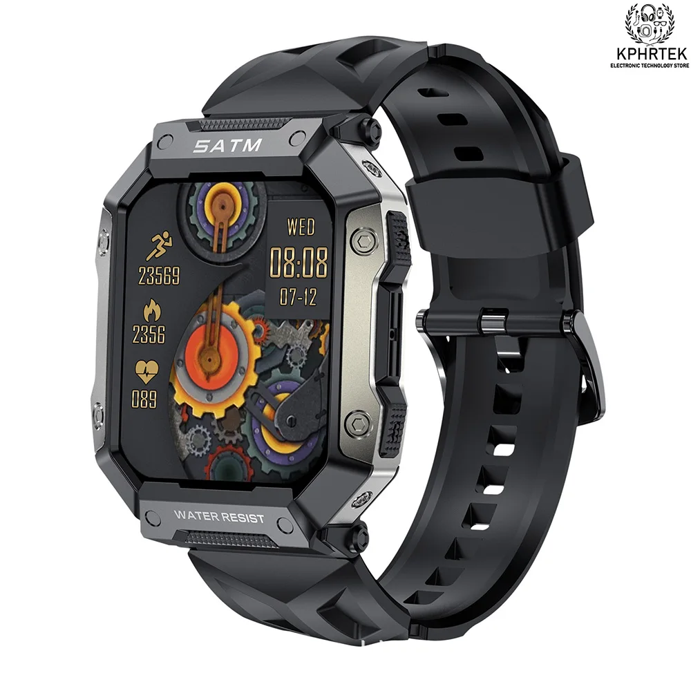 

PG333 Смарт-часы Прочные спортивные часы на открытом воздухе Фитнес 24-часовой монитор кислорода в крови Военные водонепроницаемые умные часы для мужчин