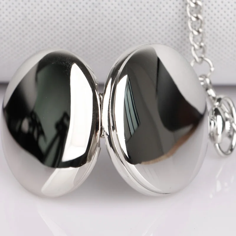 Classic Roman Digital White Dial Quartz Pocket Watches Necklace Pendant Mens Women Fashion Casual Fob Chain Watches