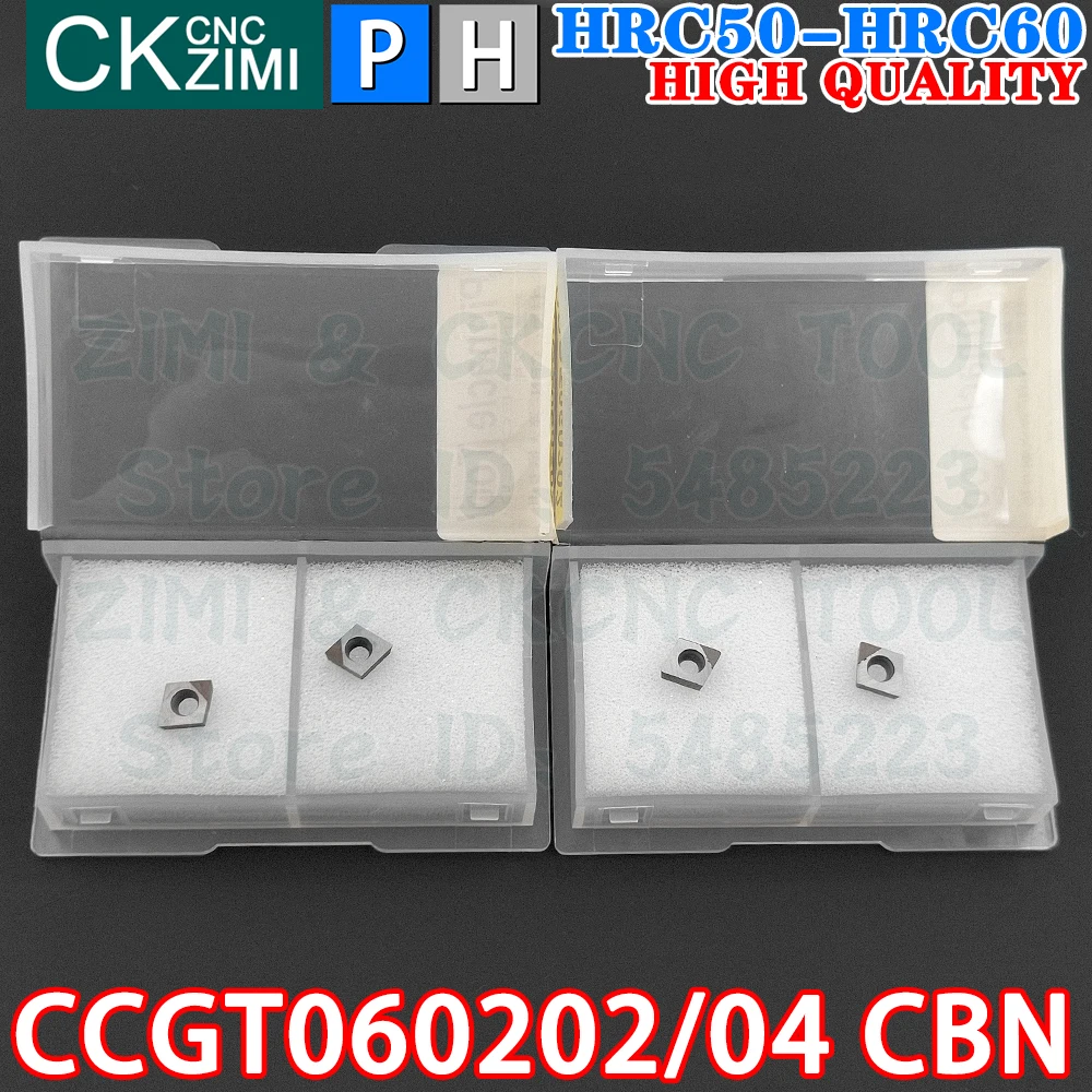 CCGT060202 CBN CCGT060204 CBN Inserts Boron Nitride Inserts Turning Inserts Tools CCGT CNC Metal Lathe Tools for Hardened Steel