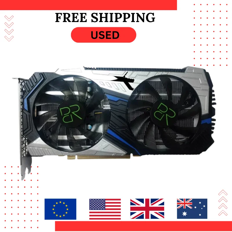 2024 بطاقة رسومات RTX 2060 Super 8GB مستعملة 2060S GDDR6 VGA HDMI VIDEO 256Bit ألعاب للكمبيوتر الشخصي