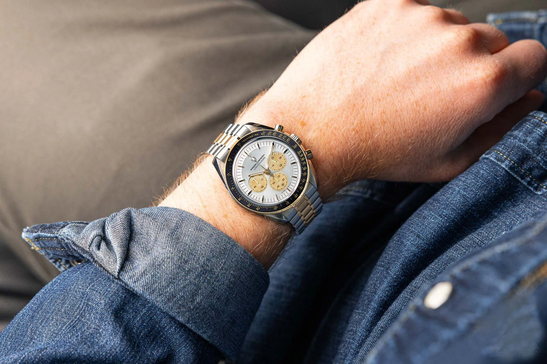 PAGANI DESIGN Neue Herren-Quarzuhr Goldene Monduhr Herren VK63 Speed Sport-Chronograph AR Saphir Leuchtend Lokaler Versand – Detail 27