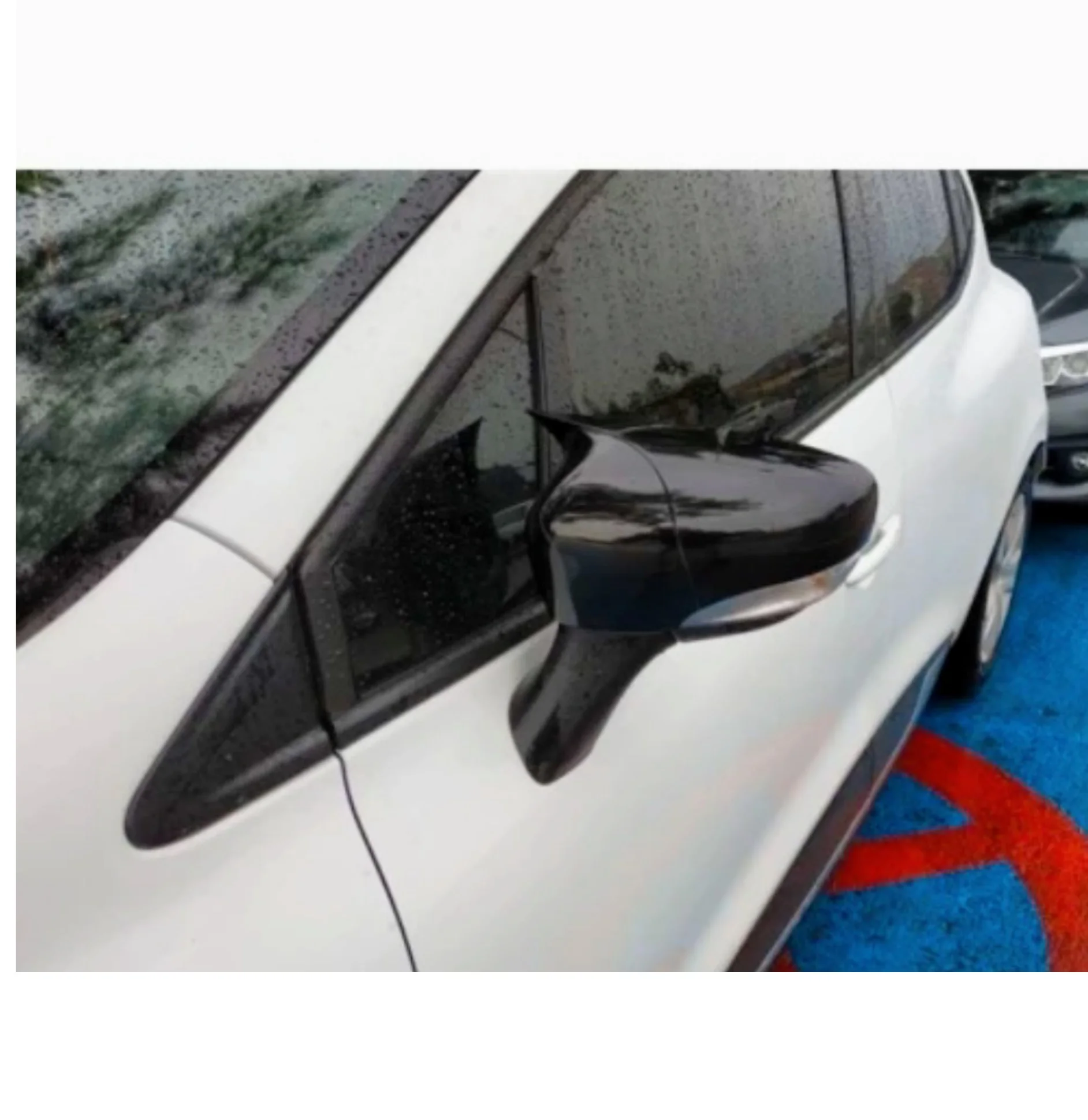 For Renault Clio 4 mk4  2012-2019 Bat Style Mirror Cover Car Accessories Rearview Mirror Cover 2 Pieces Cover Shields