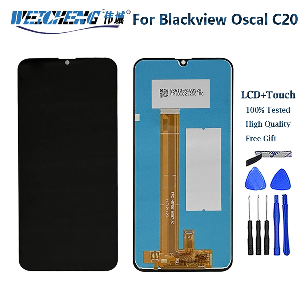 Originale per Blackview OSCAL C80 Display LCD per Blackview Oscal C20 C30 S70 S60 Pro C60 C70 S80 Tiger 12 Display LCD