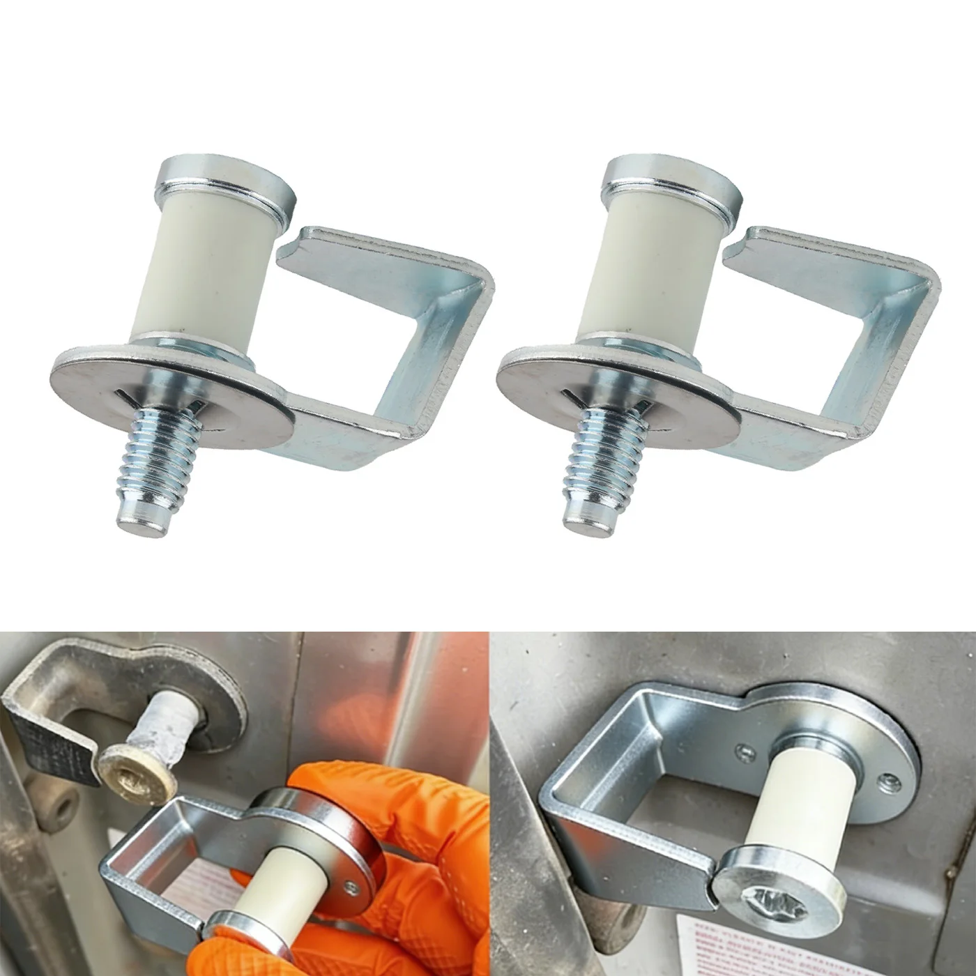 2 Pack Door Striker Bolts Set For 80-97 Ford/87-89 Lincoln/81-90 Mercury Door Latch Lock Striker Bolts Replace E9AZ5422008A