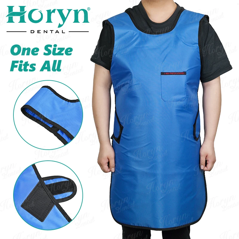 Horyn 0.35mmpb Dental X Ray Radiation Protective Lead Apron Vest Clothing Radiation Shield Suit for Dentist Veterinary Use