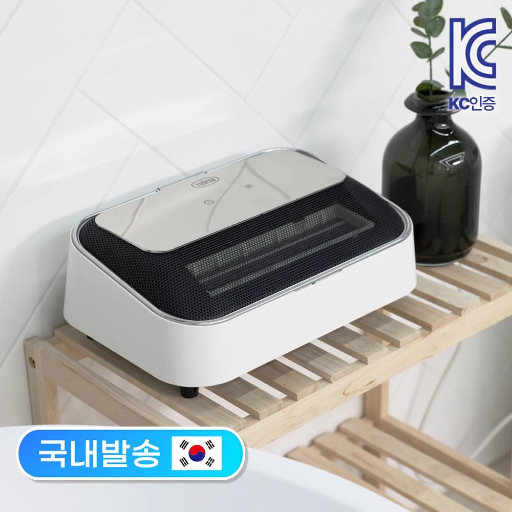 مدفأة حمام PTC مقاومة للماء من رينا ، على الهواء ، جهاز تحكم عن بعد ، مؤقت ، ضبط درجة الحرارة ، طاولة ، IPX ،