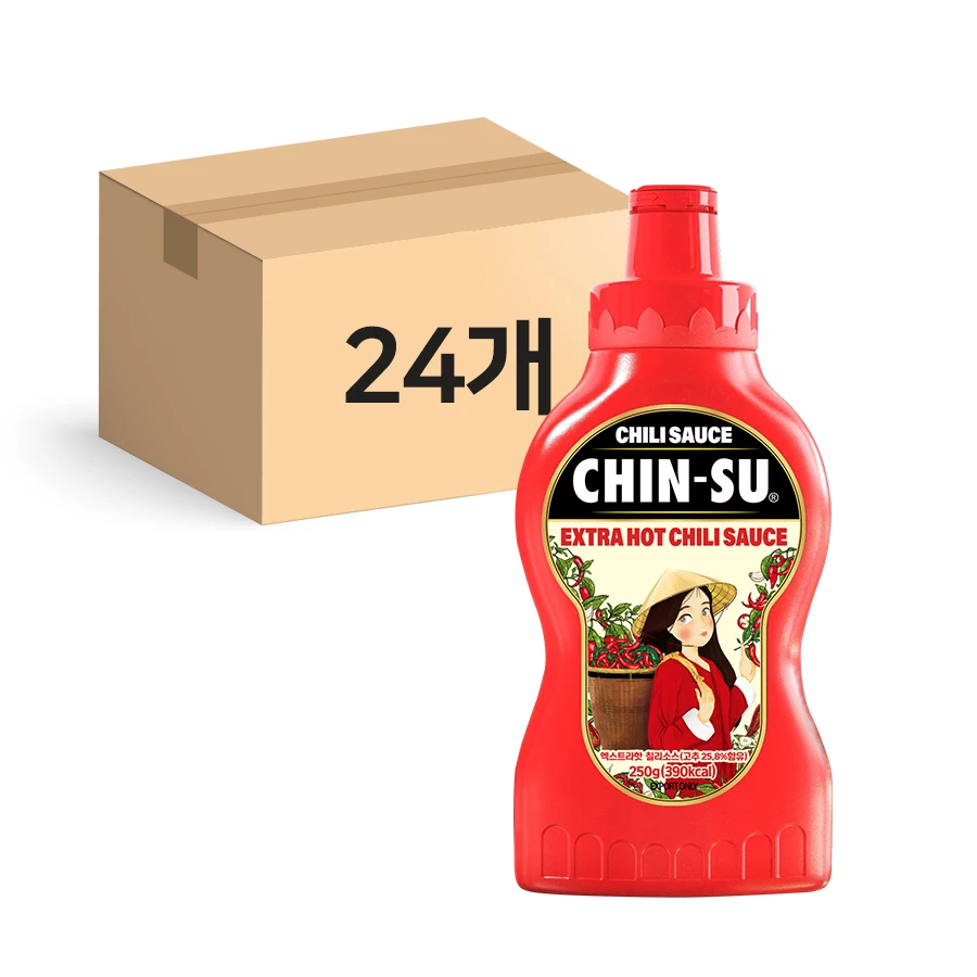 250g x 24 pieces of hydrophilic extra hot chili sauce (gift for mango sauce)