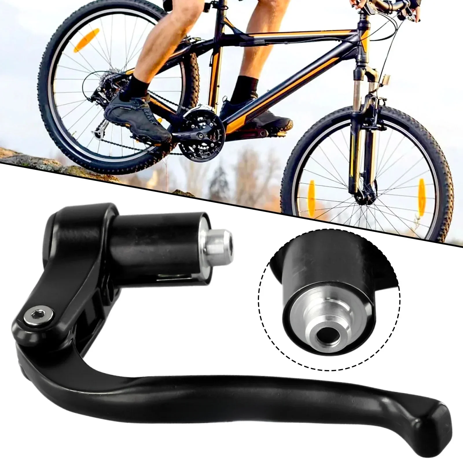 AliExpress NONE Cycling MTB Road Bike Brake Lever Brake Handle Brake TT Brake End Triathlon Aerobar Bar Bicycle Hydraulic Disc Brake Brake Lever