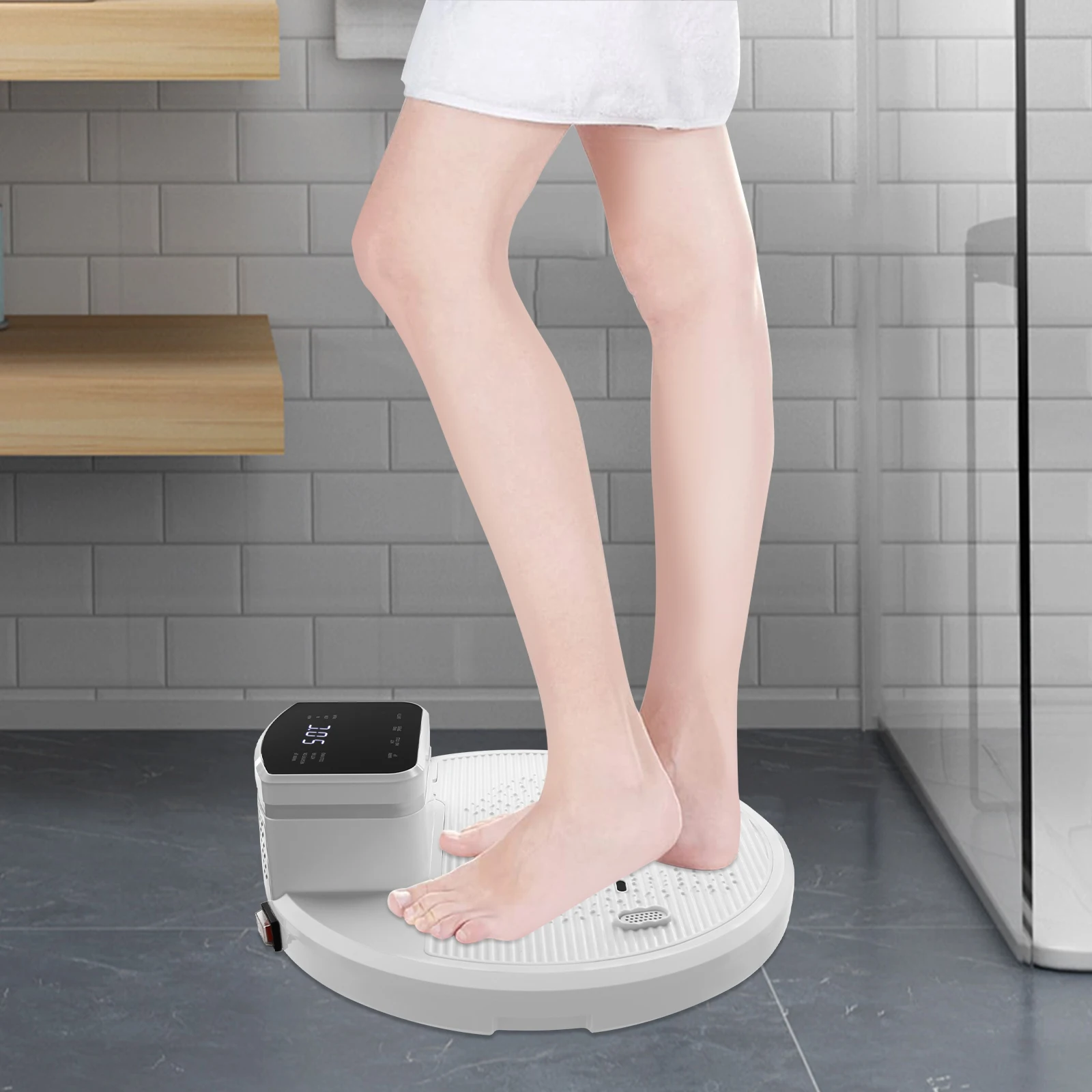 Body Dryer after Shower with Non-Slip Platform Infrared Sensor, Body Heater Blow Dryer, Body Care Dryer, 4-Speed Hands-Free Heater for Adults Pregnant Women Bathroom Use