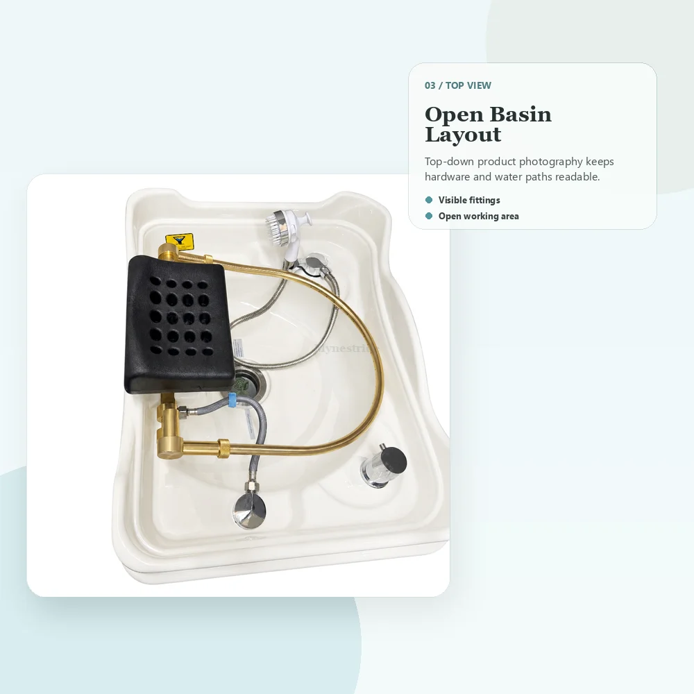 Modèle : CCC5212 |   Lit de soins capillaires à domicile |   Soins du cuir chevelu professionnels - Donnez à la valeur de votre service une expression visible ; Prenez soin avec chaleur ; Accueillez-vous et vos clients