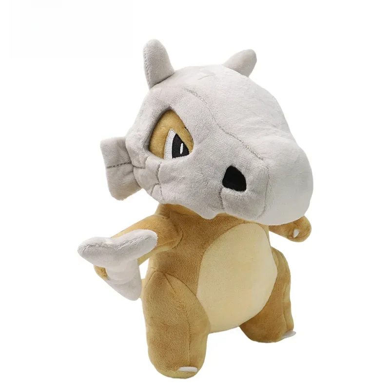 Kawaii Cubone Stofftiere Cartoon & süße Plüschpuppen Wurfkissen Geburtstagsgeschenk für Kinder Freunde Jungen