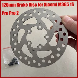 120MM Brake Disc Kit For Xiaomi Mi M365 1S Pro/Pro2 Electric Scooter Rear Wheel Brake Disk with Screws Accessories