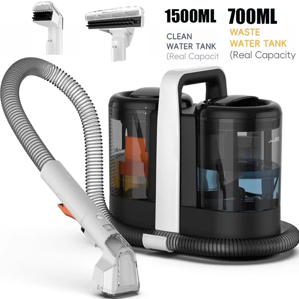 OWJHE Spot Cleaner 600 W 15 kPa Hand-Teppichreiniger für Sofa, Vorhang, Sprühabung, integrierte Maschine, Haushaltsreinigungsmaschine