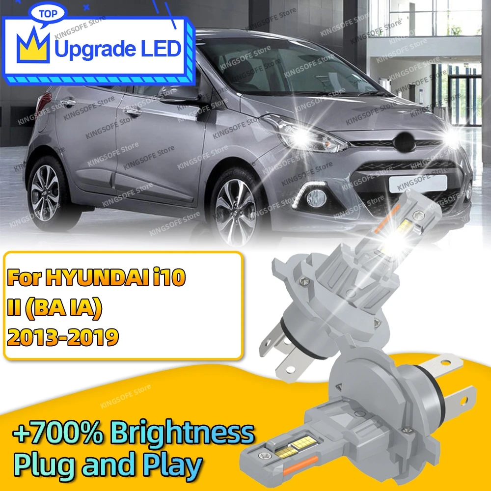 

Светодиодные лампы для фар 6000K CANBUS 30000Лм H4 для HYUNDAI i10 II BA IA 2013-2019
