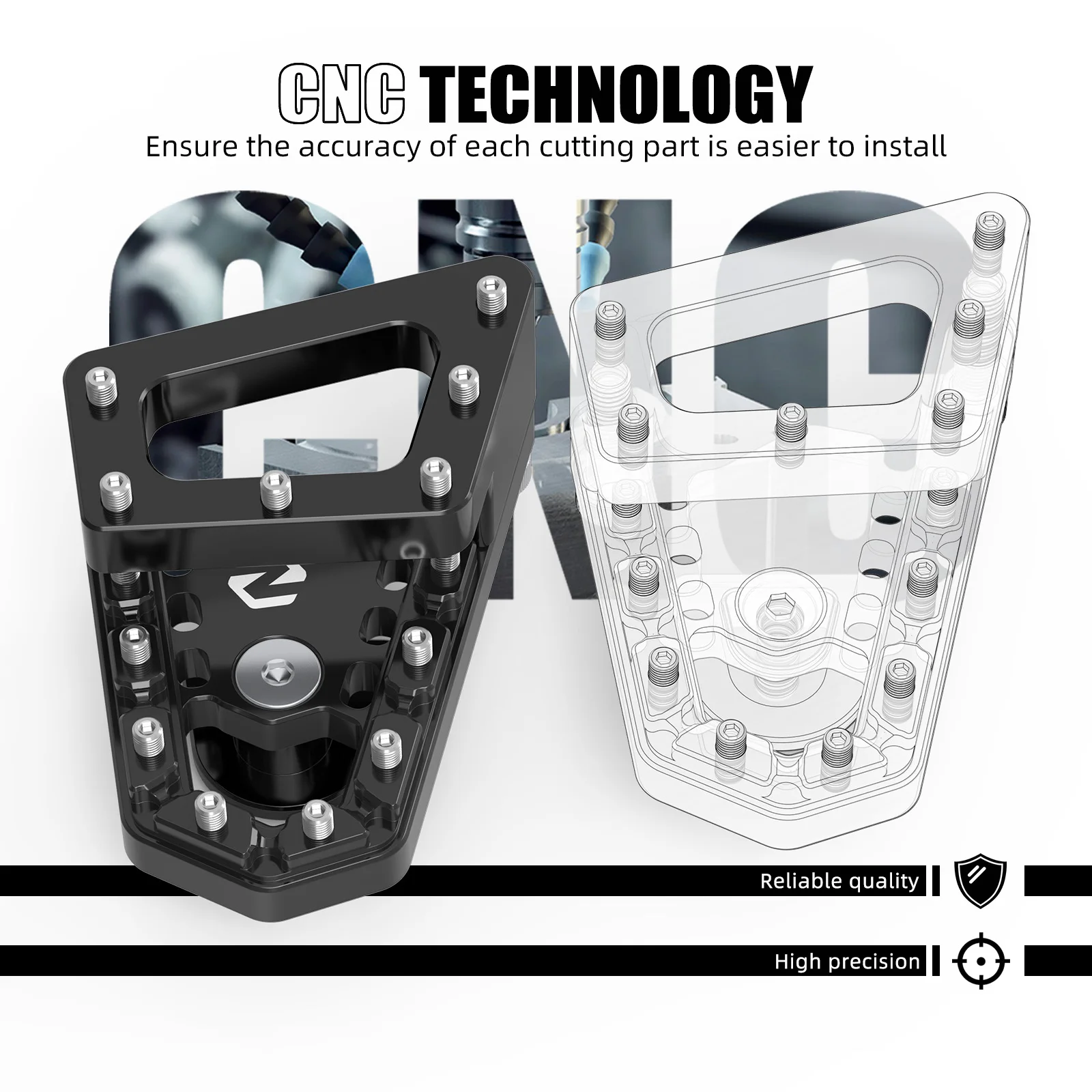 Für BMW R1250GS R1250GS 2018-2023 2019 2020 2021 2022 Motorrad DualControl Hinten Bremshebel Pedal Extender – Detail 7