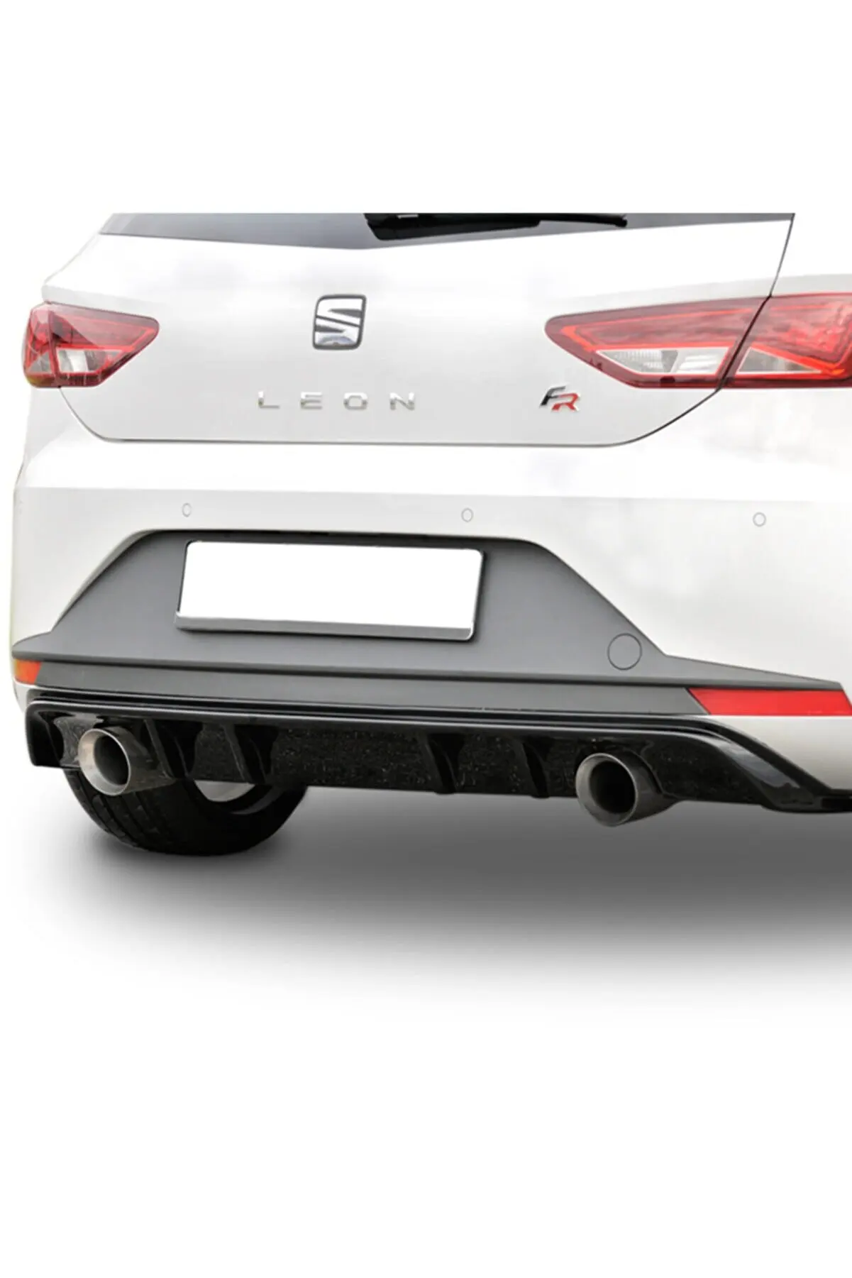 

For Seat Leon Mk3 2013-2017 FR Diffuser Extension Rear Bumper Attachment --Car Styling Auto Sport Stylish Body Kit Side Skirts