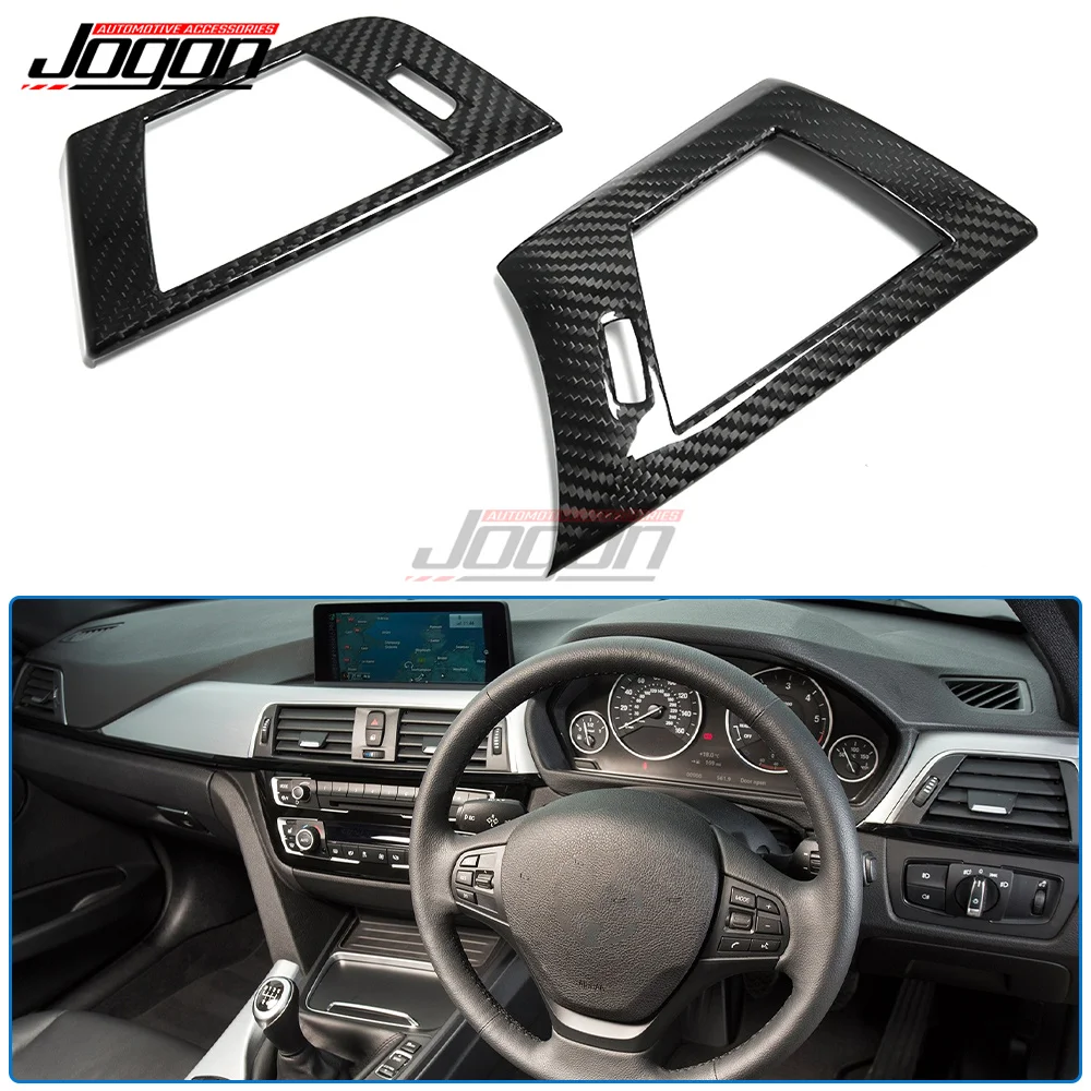 

For BMW 3 4 Series F30 F31 F32 F33 F34 F36 Car Side Air Outlet Vent Cover Air Conditioning Vent Frame LHD RHD Carbon Fiber Cover