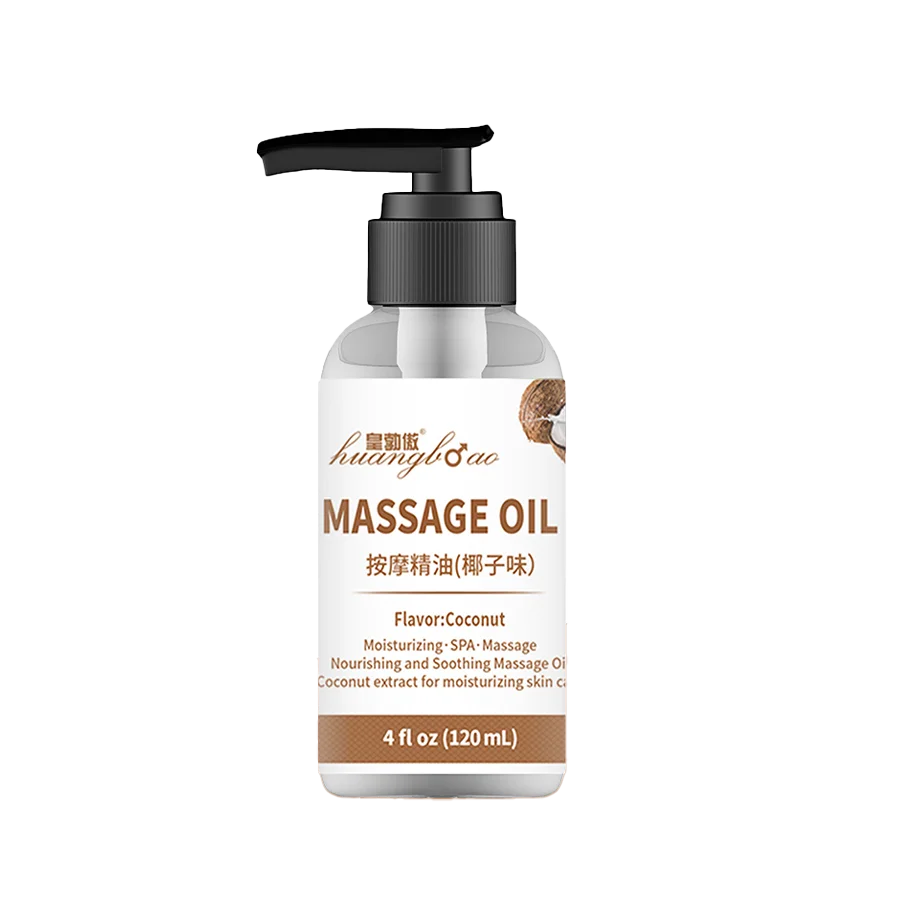 Mint massageolie voor het kalmeren, verzachten en ontspannen van de spieren. Massageolie voor massage. Ideale lichaamsolie voor huidverzorging - 120ml