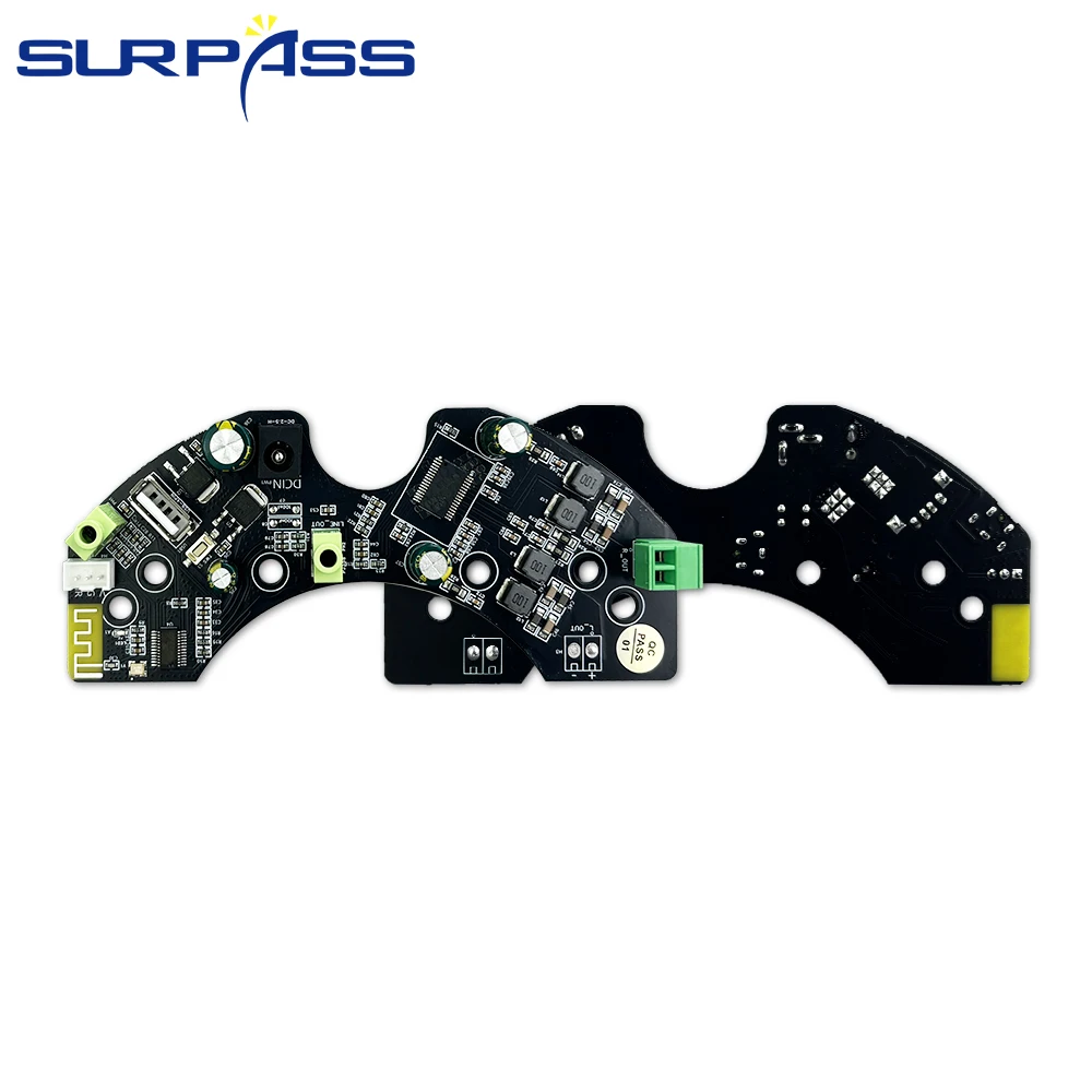 Amplificatore audio da 30 W Scheda digitale Compatibile con Bluetooth 5.1 Altoparlante da soffitto Amplificatore stereo Modulo altoparlante da 8 Ohm fai da te con USB Aux